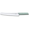 Нож для хлеба Victorinox Swiss Modern, 26 см, зелёный 6.9076.26W44B